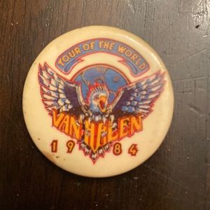 Vintage Van Halen button